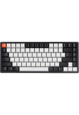 Keychron Клавіатура механічна K2 84Key, Gateron G pro Blue, BT/USB-A, EN/UKR, White Led, чорний