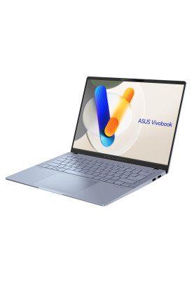 ASUS Ноутбук Vivobook S 14 S5406SA-PP013W 14" 3K OLED, Intel Ultra 7 258V, 32GB, F1TB, UMA, Win11, Блакитний