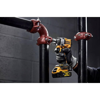 DeWALT Гайковерт ударний акумуляторний DeWALT XR Li-Ion 18В 610Нм 1440-2500об/хв 3550уд/хв 1/2" кейс TSTAK 1.1кг без АКБ та ЗП