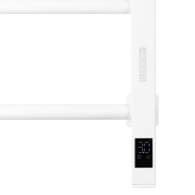 ARDESTO Рушникосушка електрична Star FR, 800x480х240мм, таймер-регулятор Wi-Fi, сталь,ліве підключення, білий ARDESTO Рушникосушка електрична Star FR, 800x480х240мм, таймер-регулятор Wi-Fi, сталь,ліве підключення, білий