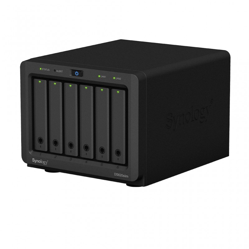 Synology Мережеве сховище NAS DS620slim (2.5" SATA)