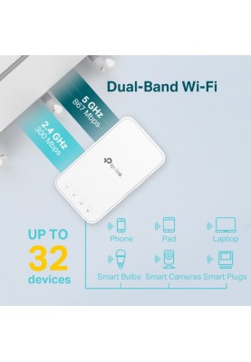 TP-Link Повторювач Wi-Fi сигналу RE300 AC1200 MESH