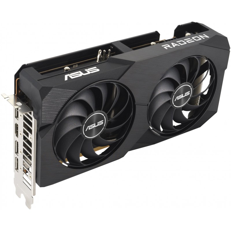 ASUS Відеокарта Radeon RX 7600 8GB GDDR6 DUAL OC V2 DUAL-RX7600-O8G-V2