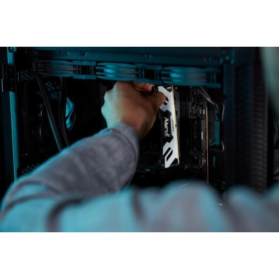 Kingston Пам'ять ПК DDR5 32GB 6400 FURY Renegade XMP Срібний
