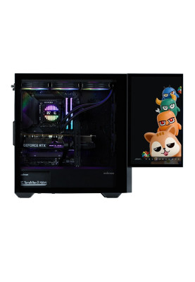 Zalman Корпус Z10 DS, без БР, 2xUSB3.0, 1хUSB Type-C, 2х120мм, 1x120мм ARGB, TG Side Panel, ATX, Monitor, чорний