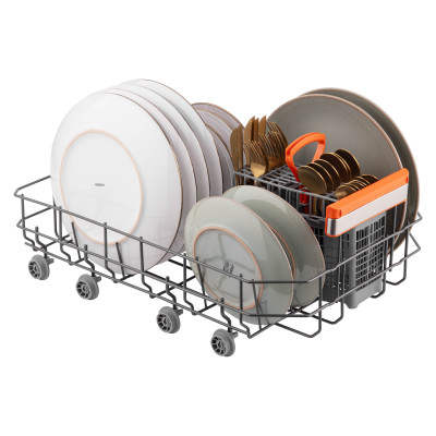 ARDESTO Посудомийна машина вбудовувана, 10компл., А++, 45см, 3й кошик, білий