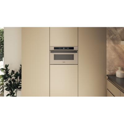 Whirlpool Мікрохвильова піч  вбудована, 31л, електронне упр., 1000Вт, гриль, дисплей, бежевий