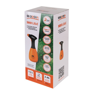 SEQUOIA Обприскувач акумуляторний SBS1.2LC 1.2л 3.7В 1.4бар 0.36кг