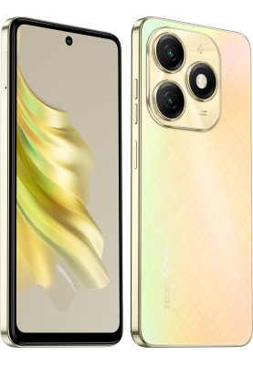 TECNO Смартфон Spark 20 (KJ5n) 6.56" 8/128ГБ, 2SIM, 5000мА•год, Neon Gold