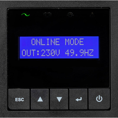 Eaton Джерело безперебійного живлення 9E, 1000VA/900W, RM 2U, LCD, USB, RS232, 4xC13
