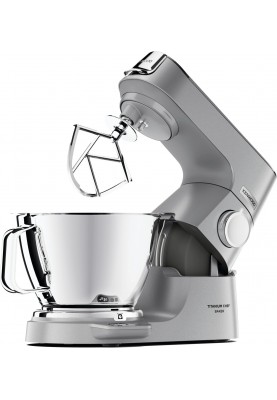 Kenwood Кухонная машина Titanium Chef Baker, 1200Вт, чаша-метал, корпус-метал, насадок-7, вбудовані ваги, дисплей, срібний