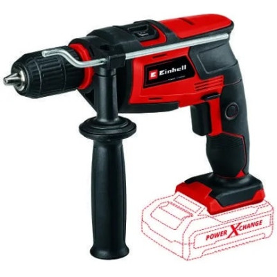 Einhell Дриль ударний PXC TC-ID 18 Li-Solo, PXC, акум., ШЗП, 2600об/хв, 0-13мм, 1.6кг, (без АКБ та ЗП)