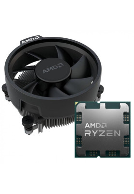 AMD Центральний процесор Ryzen 5 7500F 6C/12T 3.7/5.0GHz Boost 32Mb AM5 65W Wraith Stealth cooler MPK