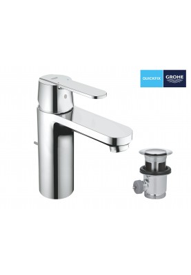 Grohe Змішувач для раковини Get M довж. виливу - 122мм, неповоротний, 1 важіль, хром