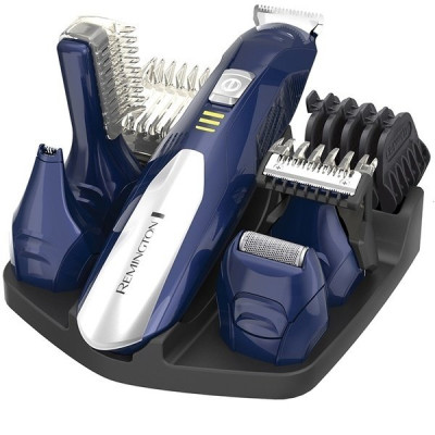 Remington Набір для стрижки All in one kit, для бороди, вусів, голови і тіла, мережа+акум., насадок-11, титан.