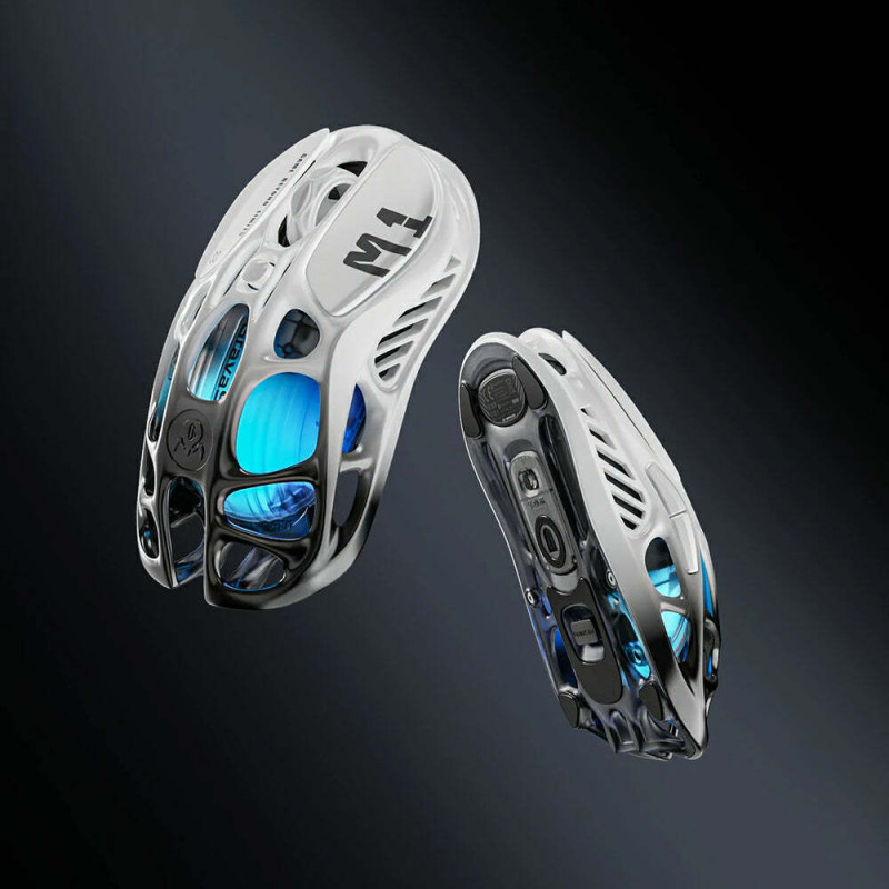GravaStar Миша Mercury M1 Pro, BT/WL/USB-A, RGB, чорно-білий