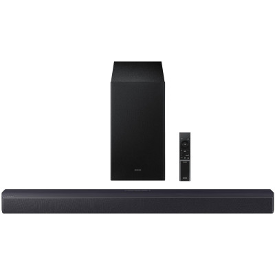 Samsung Саундбар HW-B450F 300Вт, 2.1, BT, USB, HDMI-ARC, саб, DTS Dolby 2ch, чорний