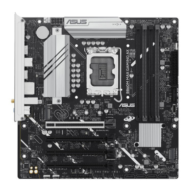 ASUS Материнська плата B860M MAX GAMING AX s1851 B860 4xDDR5 M.2 DP USB Type-C Wi-Fi BT mATX