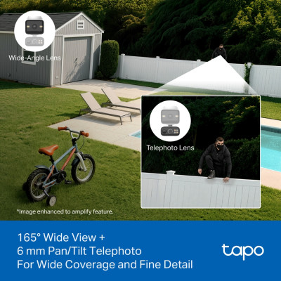 TP-Link Комплект розумної бездротової камери TAPO C645D KIT 2K QHD та сонячної панелі