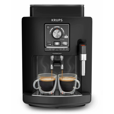 Krups Кавомашина Krups Harmony 1.7л, зерно, ручний капучинатор, мех. керування, авторецептів - 4, свій рецепт, чорний