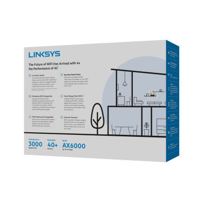 Linksys MR9600 MESH WIFI ROUTER, DB, AX6000