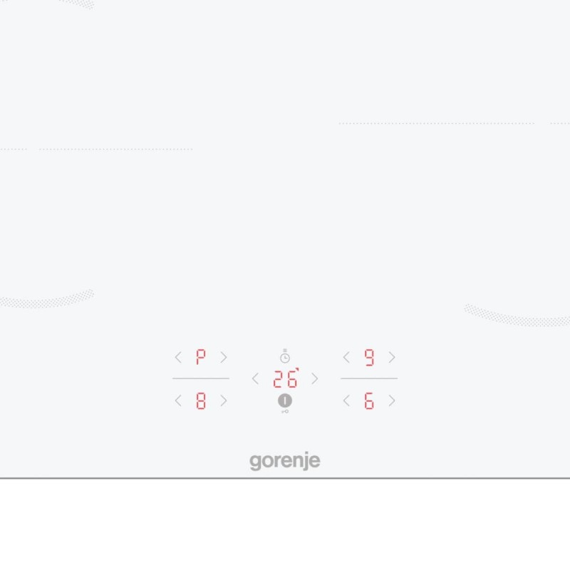 Gorenje Варильна поверхня індукційна, 60см, PowerBoost, AutoDetect, білий