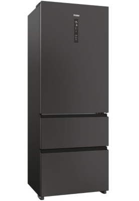 Haier Холодильник Haier багатодверний, 190.5x70х64.8, холод.відд.-354л, мороз.відд.-174л, 3дв., А+, NF, інв., дисплей, зона нульова, чорний