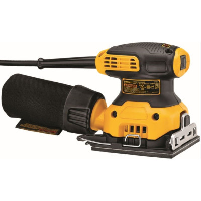 DeWALT Шліфмашина вібраційна DeWalt 230Вт 14000об/хв 108х115мм амплітуда 1.6мм 1.28кг