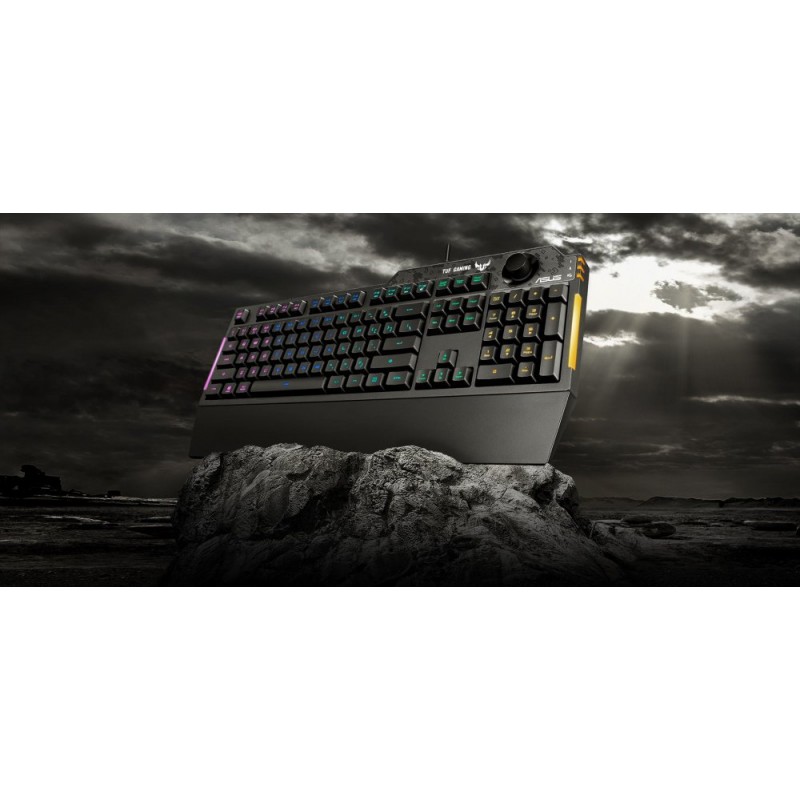 ASUS Клавіатура TUF Gaming K1 RGB 104key USB UA Black