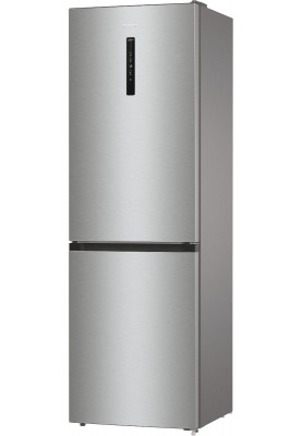 Gorenje Холодильник з нижн. мороз. камерою 185х60х60см, 2 двері,203(99)л, А++, Total NF, зона св-ті, зовн. диспл, нерж