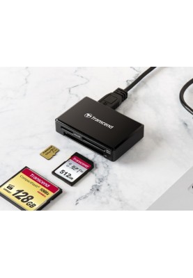 Transcend Кардрiдер USB 3.1 Multi Card Black