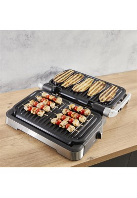 Tefal Гриль прижимний OptiGrill 4in1 XL 2200Вт, темп. режимів-4, з`ємні пластини, форма для випічки, метал