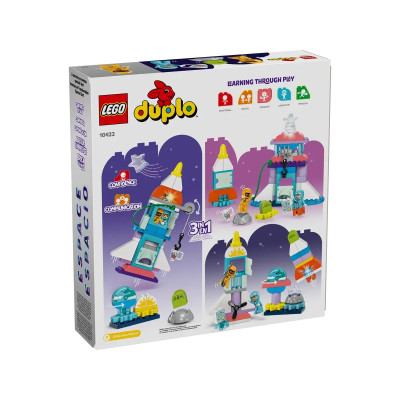 LEGO Конструктор DUPLO Town Пригоди на космічному шатлі 3в1