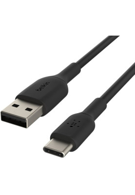 Belkin USB-A кабель > USB-C заряджання/синхронізації 2м, 15Вт, Type-C, PVC, чорний