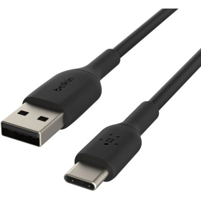 Belkin USB-A кабель > USB-C заряджання/синхронізації 2м, 15Вт, Type-C, PVC, чорний
