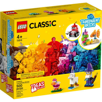 LEGO Конструктор Classic Прозорі кубики для творчості 11013