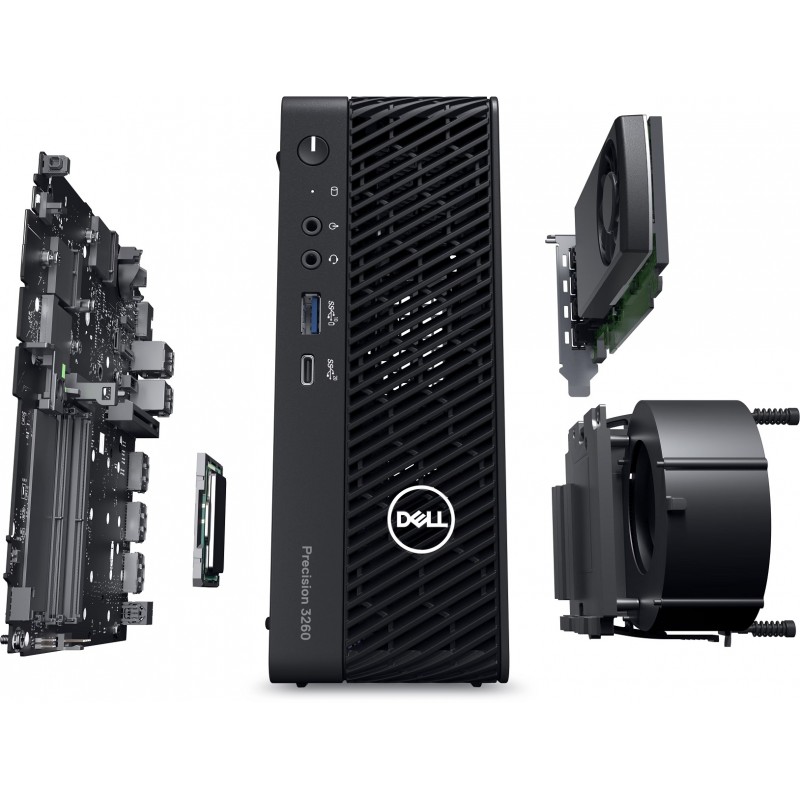 Dell Робоча станція Precision 3260 CFF/Intel i7-12700/16/512F/int/kbm/Lin