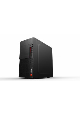 2E Корпус Basis RD860-3U без БП, 1xUSB3.0, 2xUSB2.0, VGA 320мм, mATX, чорний