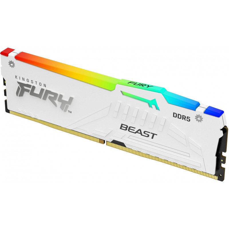 Kingston Пам'ять ПК DDR5 32GB 6000 FURY Renegade White XMP