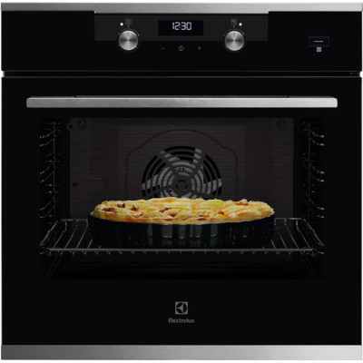 Electrolux Духовий шафа електричний, 72л, A, пара, дисплей, конвекція, телескопічні напрямні, чорний