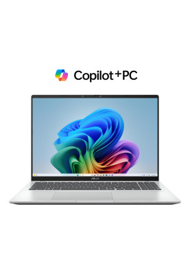 ASUS Ноутбук Vivobook 16 X1607QA-MB055W 16" WUXGA IPS, Snapdragon X X1 26 100, 16GB, F512GB, UMA, Win11, Сріблястий