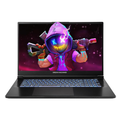Dream Machines Ноутбук RG5070-17 17.3FHD IPS, Intel U9-275HX, 32GB, F2TB, NVD5070-8, DOS, чорний