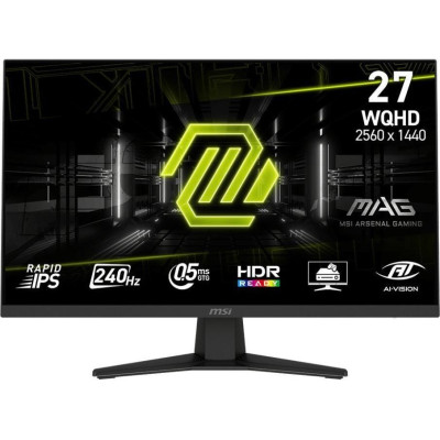MSI Монітор MSI 27` MAG 274QF-X24 2xHDMI, DP, Audio, IPS, 2560x1440, 240Hz, 0.5ms, sRGB 130%, FreeSync, HDR400