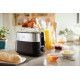 Philips Тостер Daily Collection, 830Вт, пластик+ метал, чорний+нерж