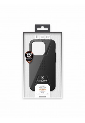 UAG Чохол для Apple iPhone 14 Pro Civilian Magsafe, Black