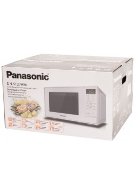 Panasonic Мікрохвильова піч, 20л, 800Вт, дисплей, білий