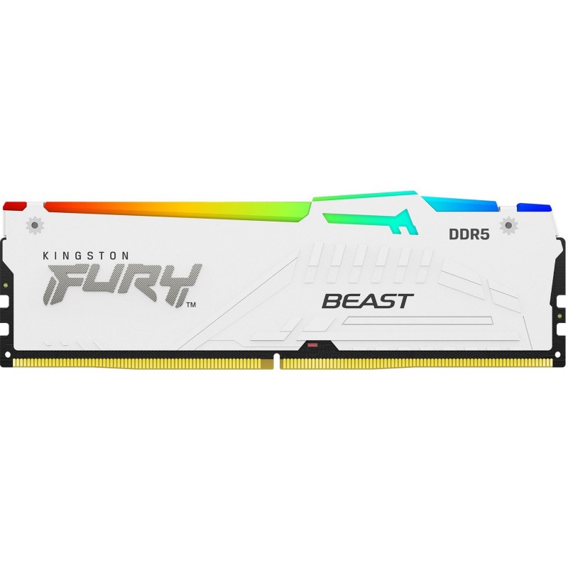 Kingston Пам'ять ПК DDR5 32GB 6000 FURY Renegade White XMP