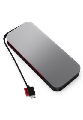 Lenovo Портативний зарядний пристрій Power Bank 20000 mAh, Go USB-C Laptop, Thunder Black