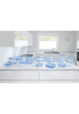 Tefal Набір контейнерів Master Seal, 5шт, пластик, прозрачний, синій