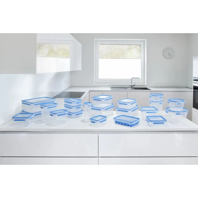Tefal Набір контейнерів Master Seal, 5шт, пластик, прозрачний, синій
